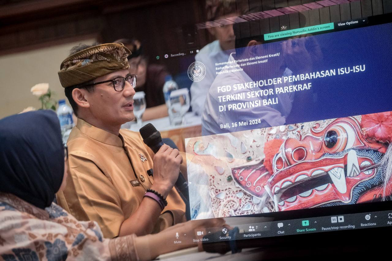 Siaran Pers Jelang World Water Forum Menparekraf Undang Stakeholder